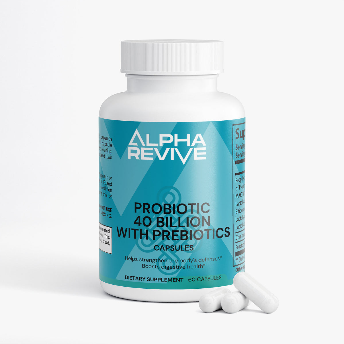 Probiotic 40 Billion with Prebiotics
