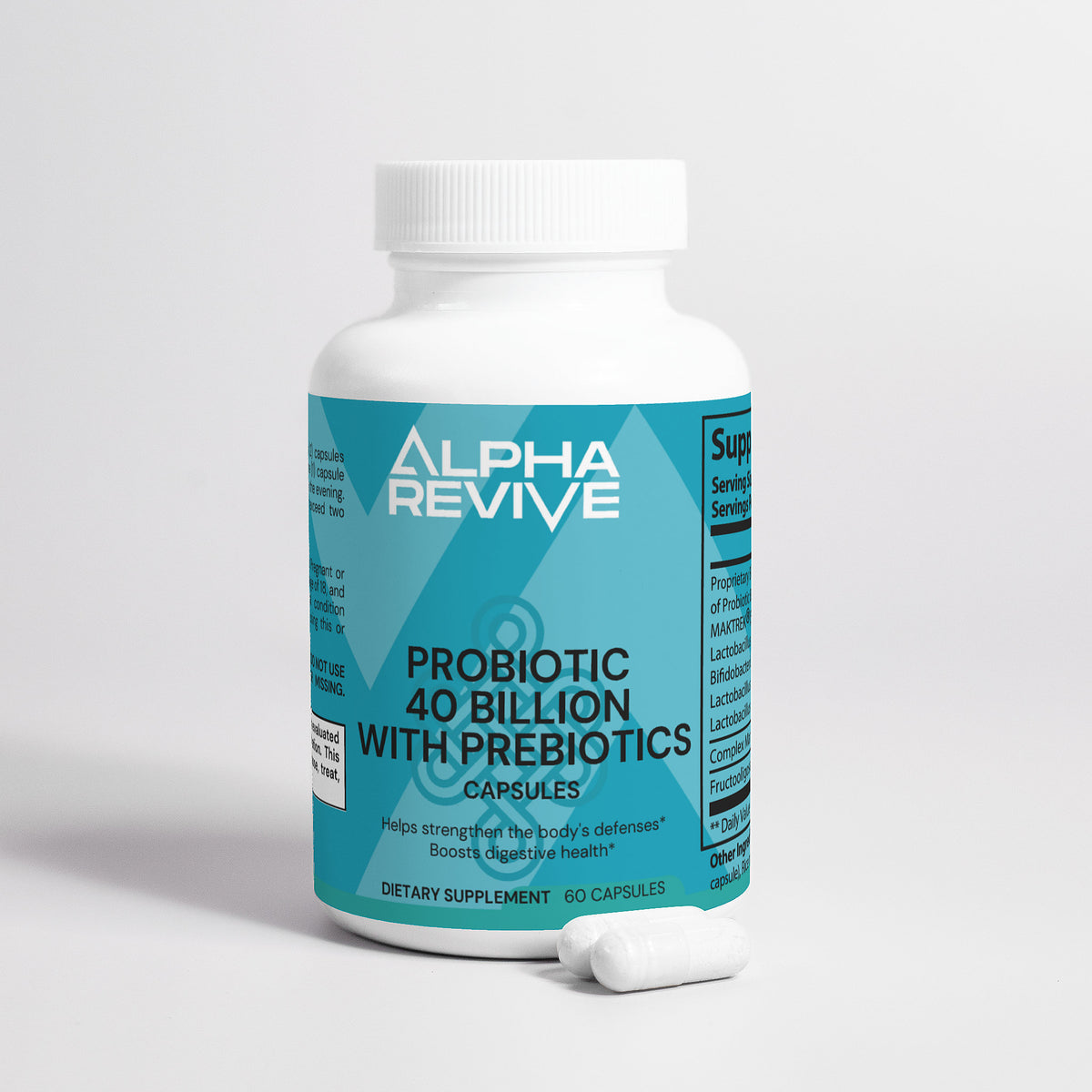 Probiotic 40 Billion with Prebiotics