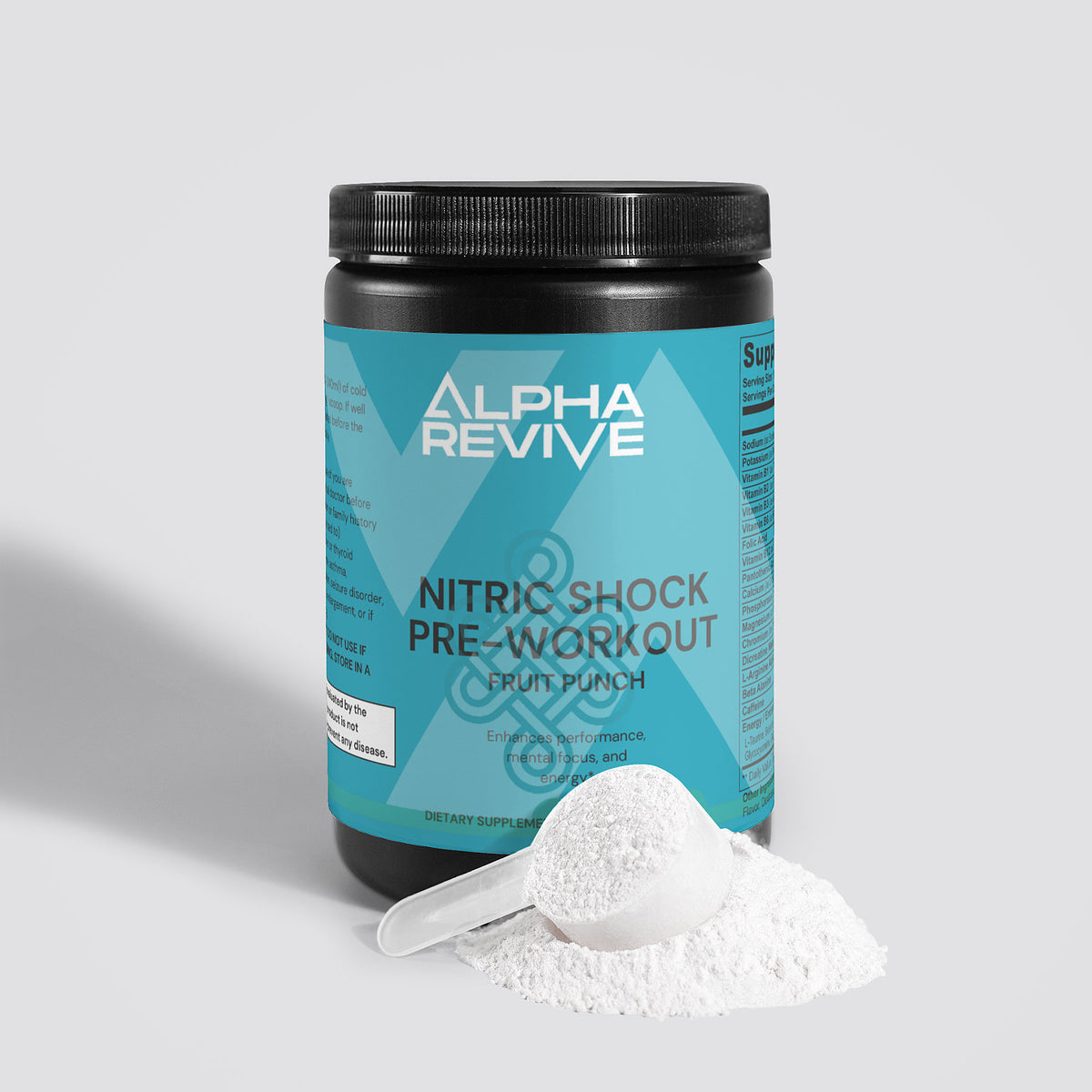 Nitric Shock Pre-Workout Powder (Fruit Punch)